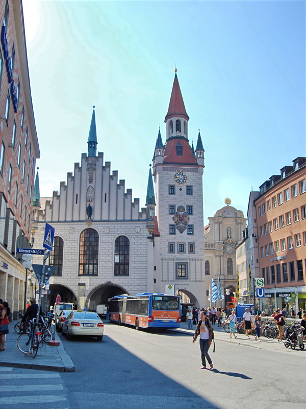 The historic Old Town Hall (Altes Rathaus) located in Munich, Germany